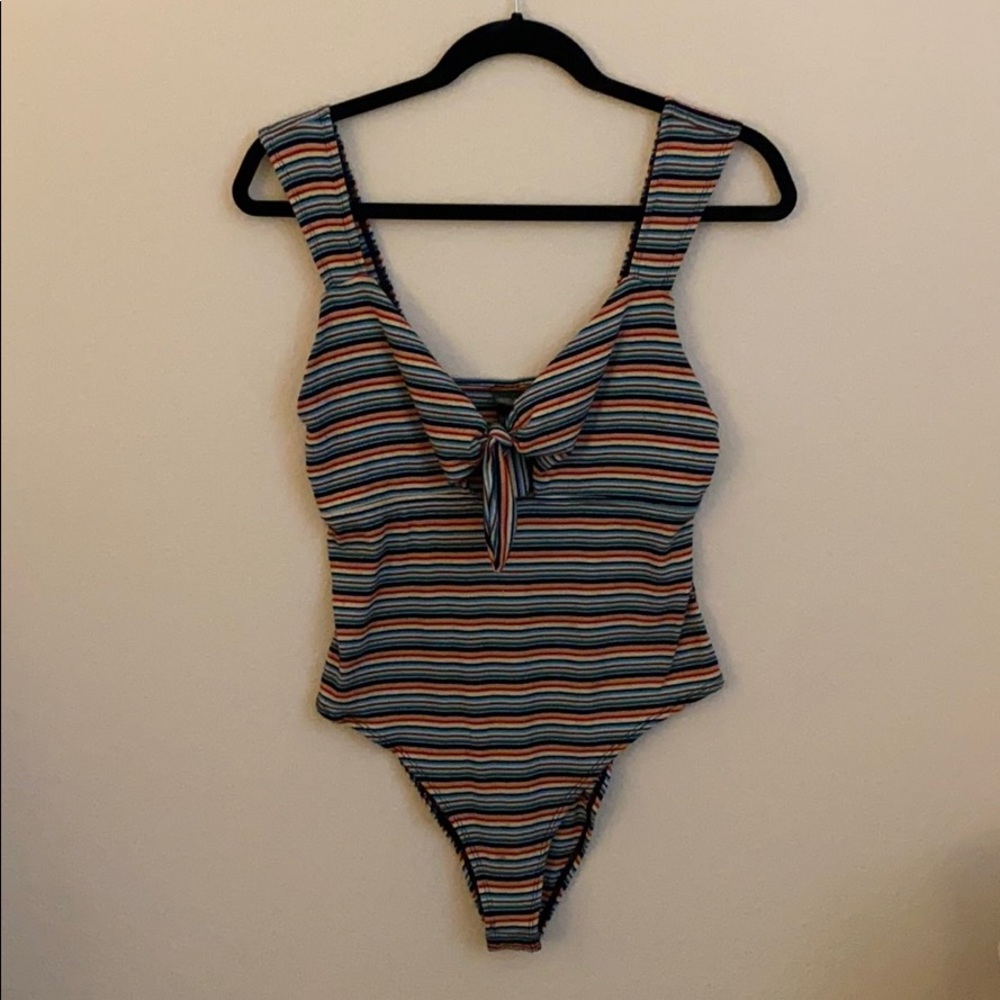 Striped Bodysuit